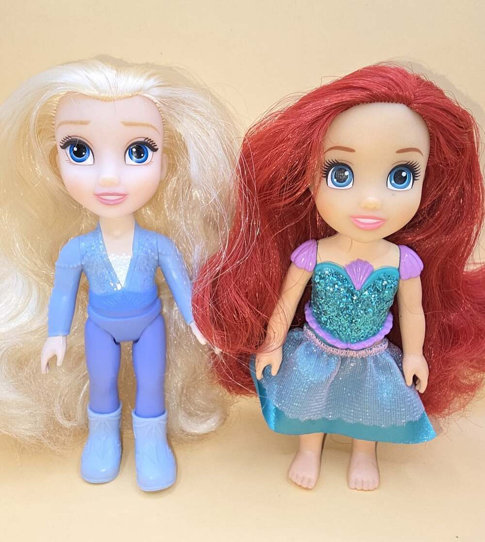 Disney Princess Petite 6" Dolls Ariel Elsa Little Mermaid Frozen Jakks Pacific